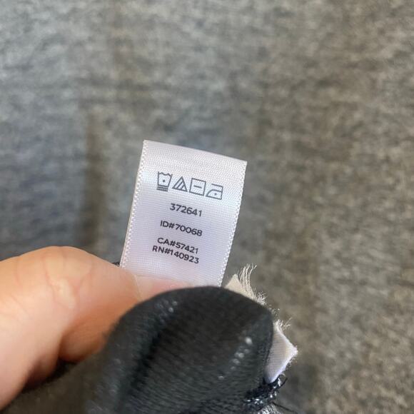 Lou & Grey A-line Gray Black Lined Stretch Career Work Dress Size Large - Picture 6 of 8